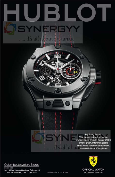 hublot big bang ferrari unico titanium 45mm|Hublot titanium watch.